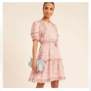 Rachel Parcell Short Floral Ditsy Dress